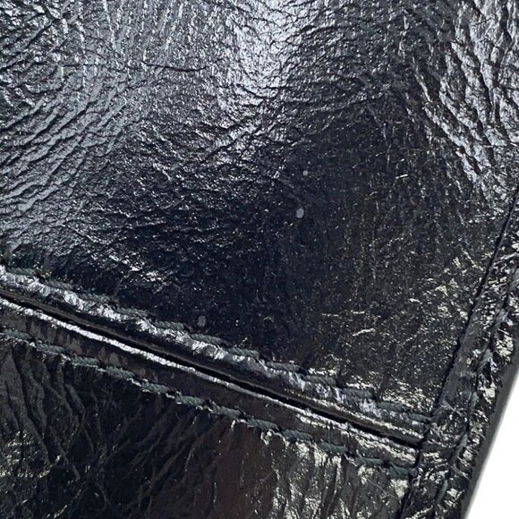 PRADA Triangle Logo Card Case Soft Look Leather Black 2MC025 - Picture 5 of 10